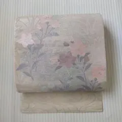 正絹 夏の袋帯 【花 流水文様】 - メルカリ