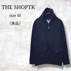 美品✨【ザショップティーケー】ハイカラーブルゾン　ジャンパー　フロントポケット