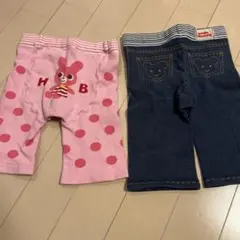 ミキハウス　ウサコ　デニム　スパッツ