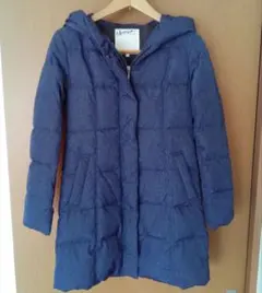 美品 Dessin ダウンジャケット ネイビー S