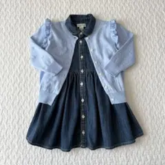 ラルフローレン　デニム　ワンピース　12M 80