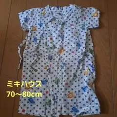 ミキハウス　ロンパース　浴衣