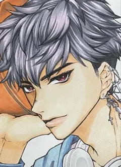手描きイラスト 色紙 原画 創作男子 男子高校生 アナログ - メルカリ