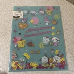 ナガノフレンズ　サンリオキャラクターズ　A4 見開きタイプ　クリアファイル