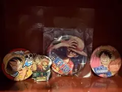 ワンピース缶バッジセット　ルフィ