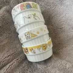 ディズニー　ココット皿　1番くじ　アリエル　プー　ラプンツェル　ミッキー　ミニー