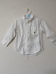 GAPキッズ ホワイト長袖シャツ 2歳用