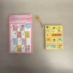 ポムポムプリン　タイルシール風ミニミラー　サンリオ