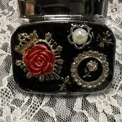 ピルケース　デコ マルチケース　レジン　地雷系　ゴシック　魔法少女　量産型