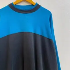 古着　90s Hanes　switching sweat-shirt