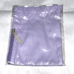 ORBIS ポケット付き巾着ポーチ 薄紫色 オルビス
