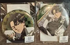 まるくじ 進撃の巨人 チェスstyle　リヴァイ 缶バッジ 2個セット