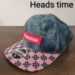 Heads timeキャップ【スナップバック57〜59cmサイズ】