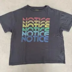 グラデーション文字プリント Tシャツ 140cm