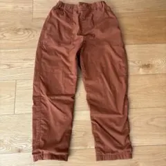 UNIQLOユニクロ　暖パン　ウォームイージーパンツ　ブラウン 130㎝