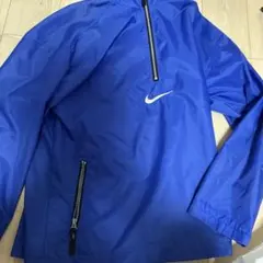 NIKE ハーフジップ ナイロンジャケット ブルーのサムネイル