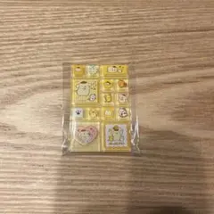 サンリオキャラクターズ　トレーディングミニタイルシール　ポムポムプリン