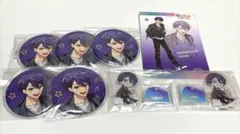 にじさんじ剣持刀也 スイパラコラボ 缶バッジ×5 デフォルメアクスタ ブロマイド