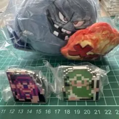 ドラゴンクエスト ふくびき所 ばくだん岩 クリップ セット