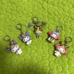 マイメロディ　クロミ　宇佐美コラボ　立体キーホルダー　コンプリート　セット