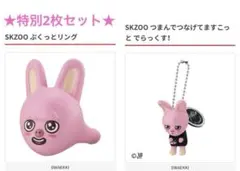 2セット SKZOO ぷくっとリング つまんでつなげてますこっと DWAEKKI