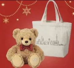 新品未使用メルセデスベンツ クリスマスベア&トートバッグセット2025非売品