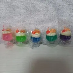 訳あり 喫茶あそび ガチャ ミニチュア クリームソーダ リーメント フィギュア