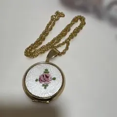 ヴィンテージ 1980 年代 フランス製 ギョーシェ ロケットペンダント　希少品