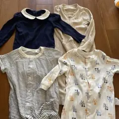 4着まとめ売り　BabyGAP UNIQLO アカチャンホンポ　ロンパース