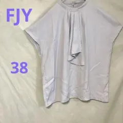 【FJY】ドレープノースリーブトップス(38)オフィスカジュアル バックボタン