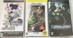 【動作確認済】psp3本セット（FF7、FF4、モンハン2G）