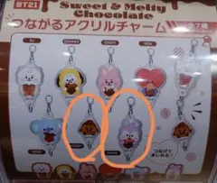 BT21 スイート＆メルティチョコレート アクリルキーホルダー
