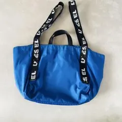 ディーゼル　DIESEL トートバッグ　２WAY ナイロン　ブルー
