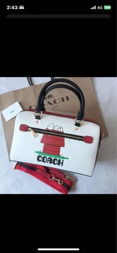 新品未使用 COACH X PEANUTS 2wayショルダーバッグ