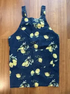 子供向け　フルーツ柄エプロン