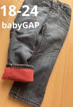 baby GAP＊裏ボア　デニム　2歳　18-24ヶ月＊パンツ　防寒
