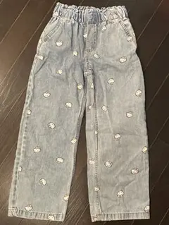 ★ねこです。様　専用です！！★H&M ハローキティ デニムパンツ 122cm