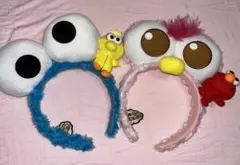 USJ ユニバ カチューシャ モッピー クッキーモンスター エルモ ほぼ新品