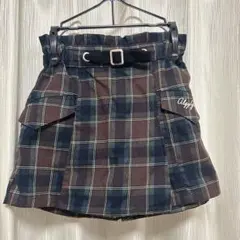 ALGY チェック柄 キュロット 140cm