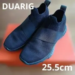 DUARIG【スリッポン スニーカー ブラック 25.5cm】のサムネイル