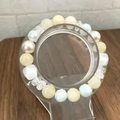 米黄玉 トパーズ ハンドメイド 天然石ブレスレット