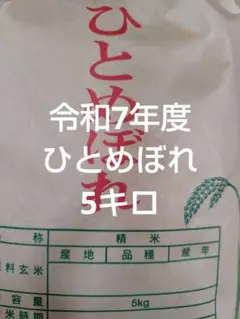 ひとめぼれ 精米 5kgのサムネイル