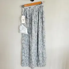 ＊新品タグ付き＊LOWRYS FARM 花柄 切替プリーツスカート フリーサイズ