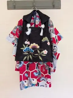 【中古】七五三　被布　男の子　D-1147 中古】七五三 被布 男の子 D-1147 2025年最新】七五三 被布 男の子の