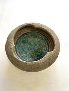 花器 緑と茶色 28cm