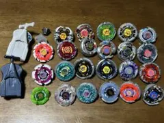 メタルファイト ベイブレード まとめ売り ランチャー付き（右回し左回し）