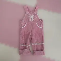 メゾピアノ 天使うさぎ サロペット レア物 80サイズ 難無し