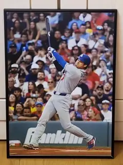 祝ドジャース大谷翔平 2024年MVP獲得！A3ポスターフレーム付き