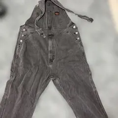 LEVI'S グレー デニムオーバーオール