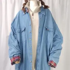 アメリカ古着　90s Scandia Woods 長袖　シャツ　無地　P918 一点物❣️ Scandia Woods 古着 長袖 ニット セーター - メルカリ